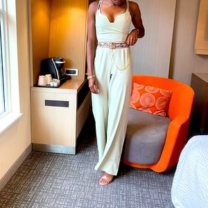 Wide leg jumpsuit
